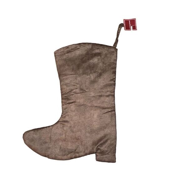 NWT Christmas Holiday Home Decor Stocking Texas Cowboy Boot Unique Gift Western - Picture 2 of 4